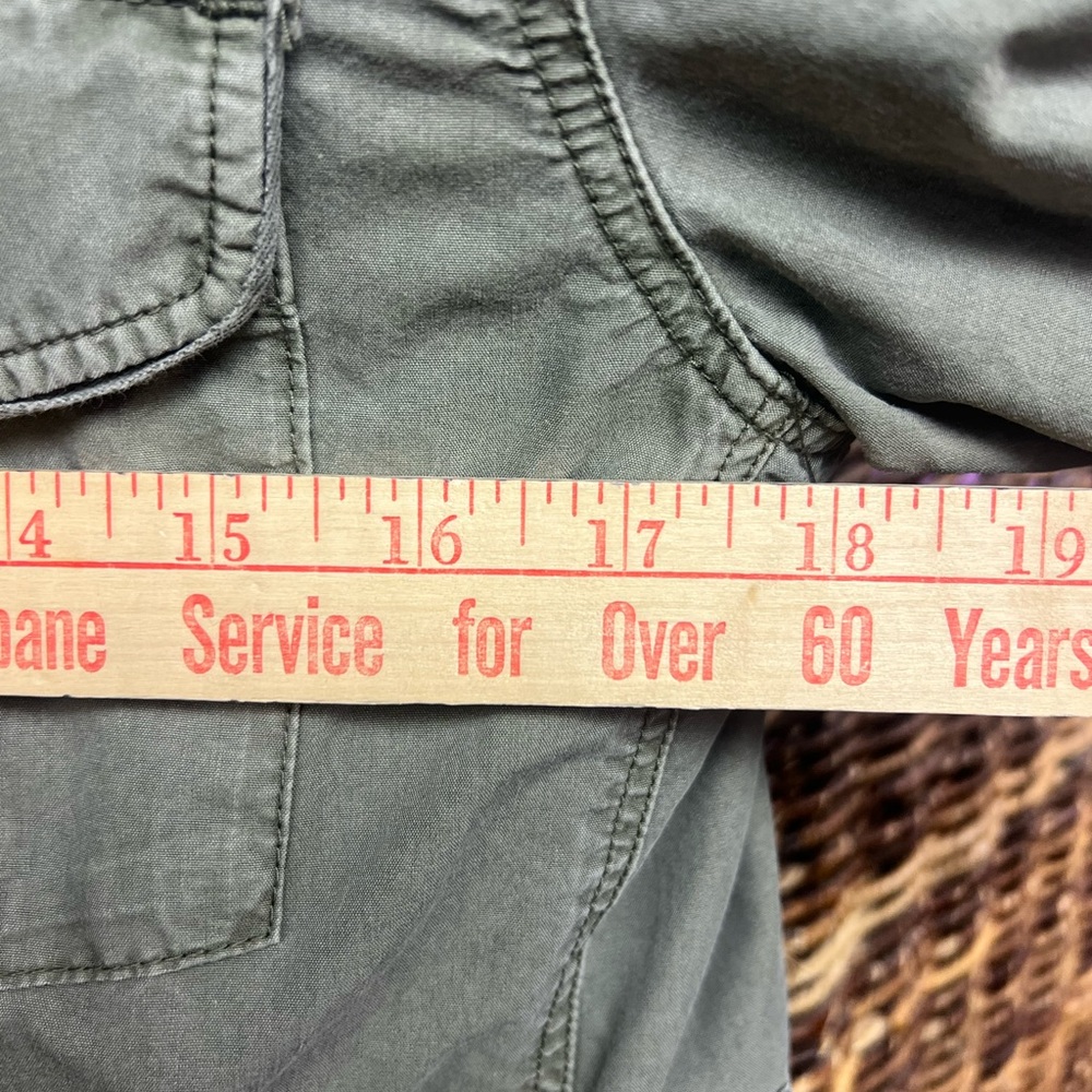 Faherty Olive Button-Up Jacket,Cooper Womens, Est… - image 7